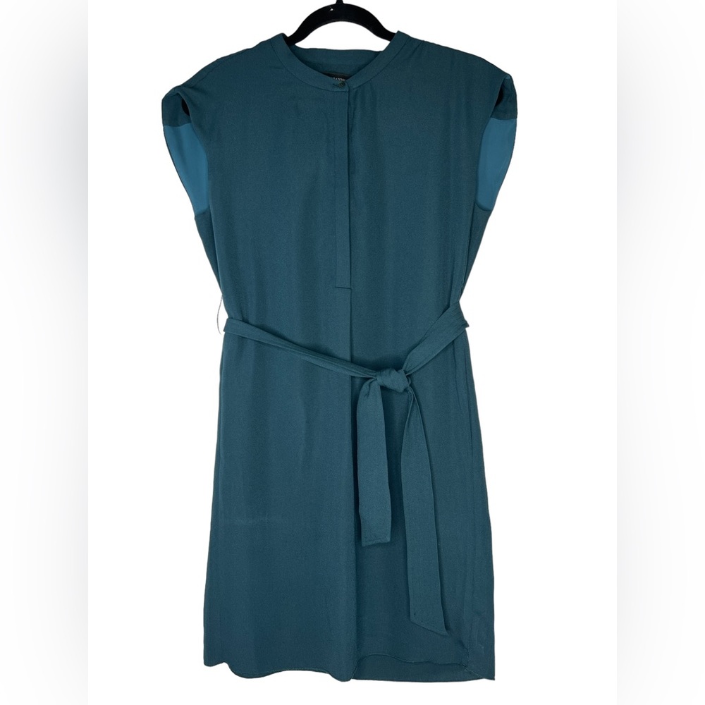 Aritzia Babaton Sleeveless Clayton Dress Teal Size Small